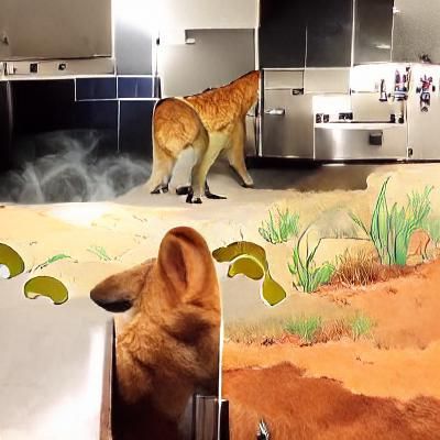 Big Dingo Investigates a Mysterious Kitchen Smell
