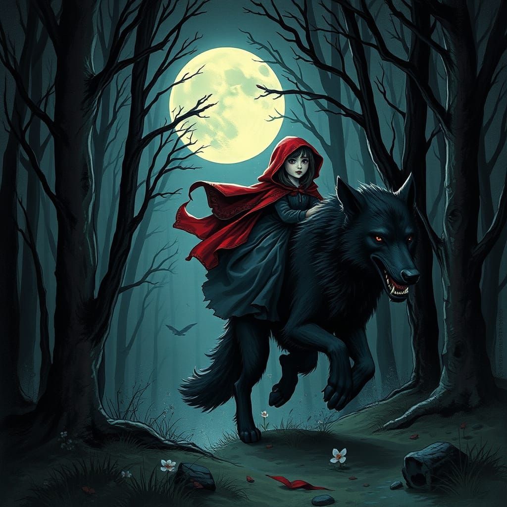 Little Red Riding Hood Rides the Big Bad Wolf