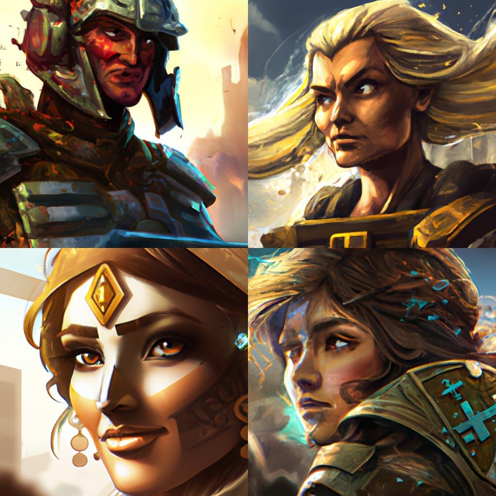 World War Three Character Portrait in Striking Detail