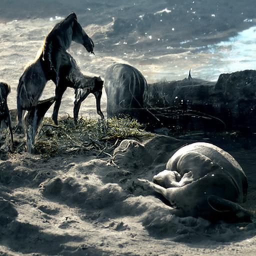 Mourning Horse: A Mother's Loss Under Stars