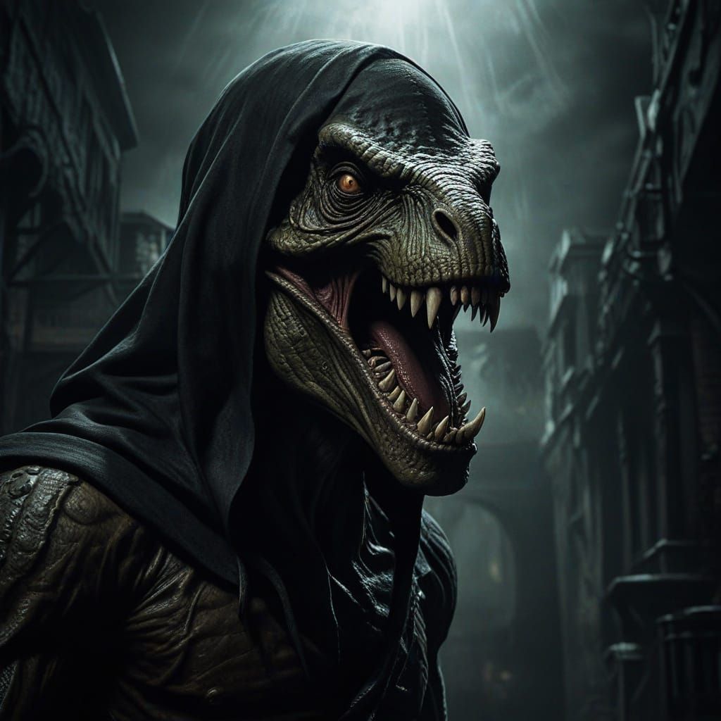 Dark Lord of the Cthulhu Mythos Unveiled in Menacing Oil Pai...