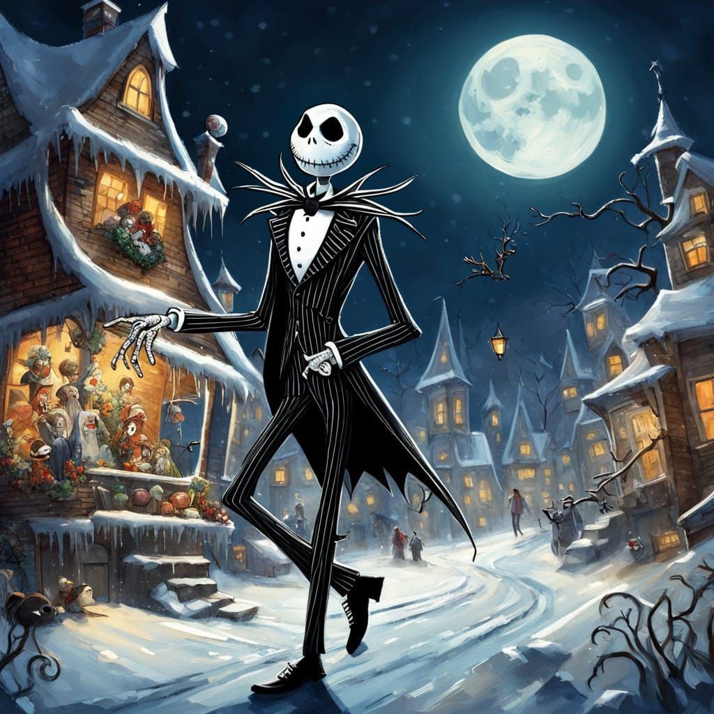 Jack Skellington Chaos: Stealing Santa's Role