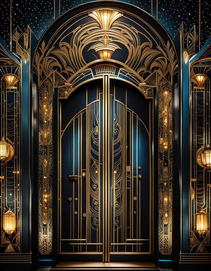Gorgeous Art Deco Elevator with Intricate Details