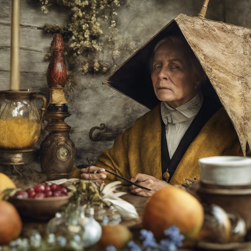 Magical Biological Dreamscape with Chromatic Aberration