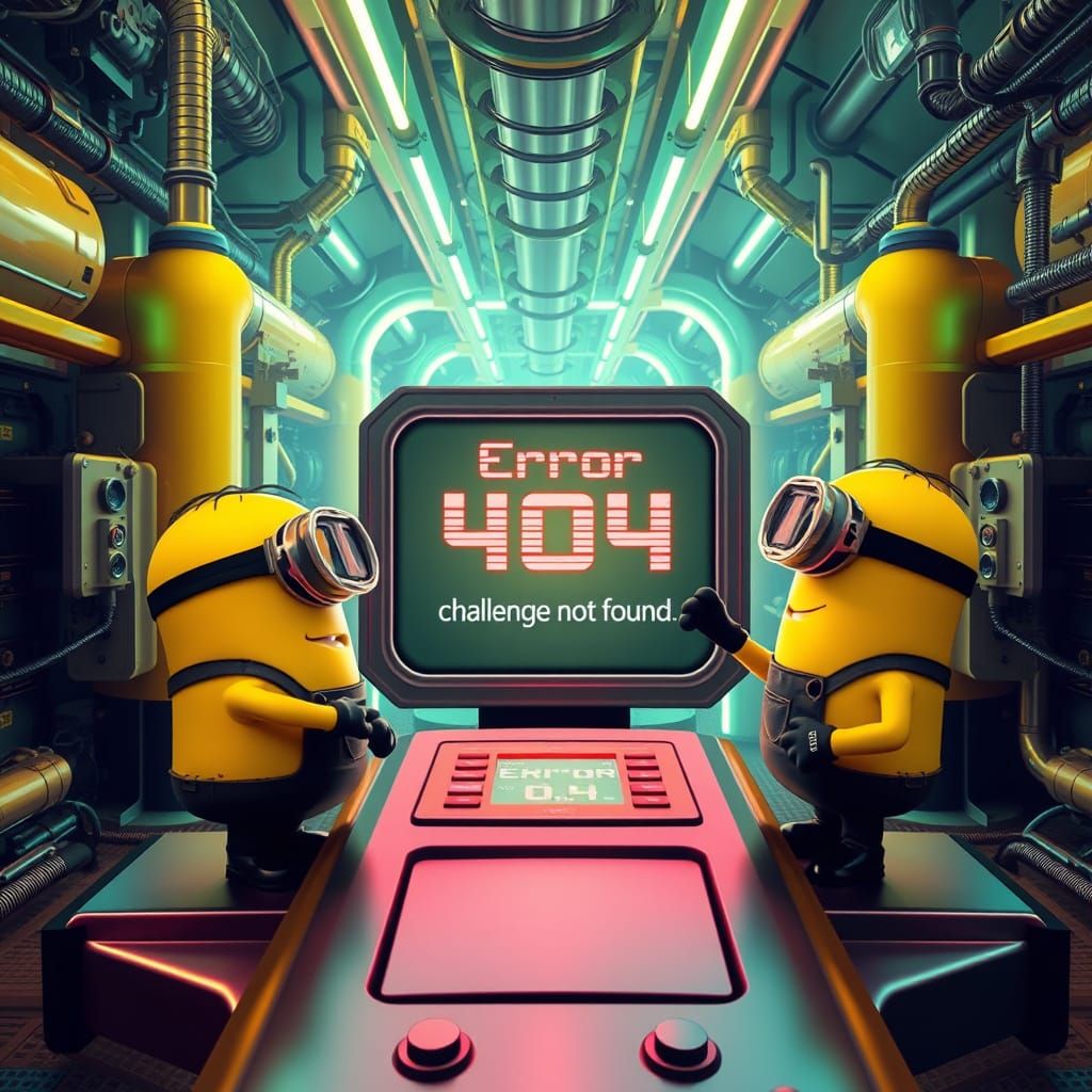 Futuristic Minions in Error 404 Nuclear Reactor