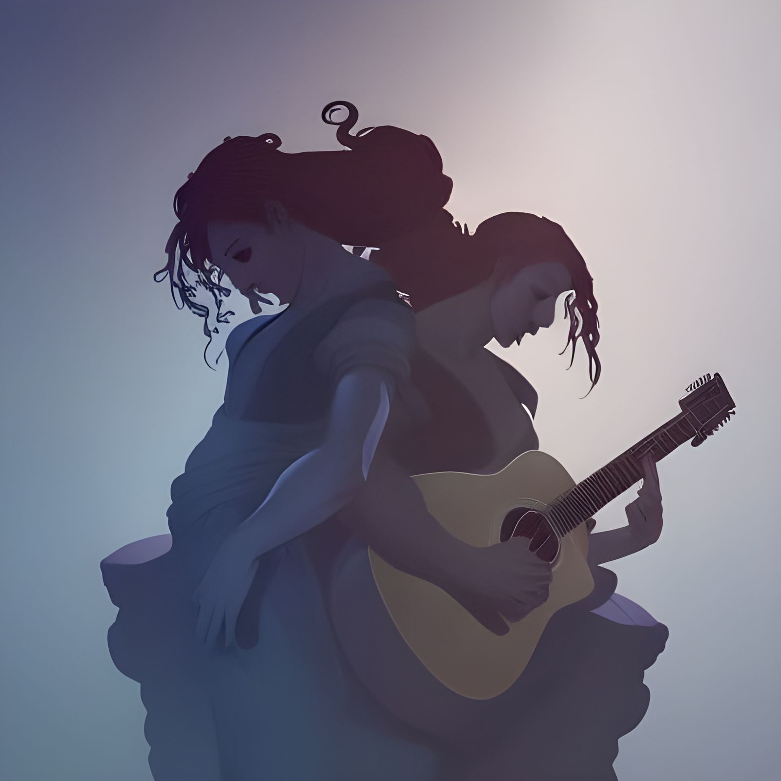 Guitar Shadows: Dynamic Lighting Concept Art