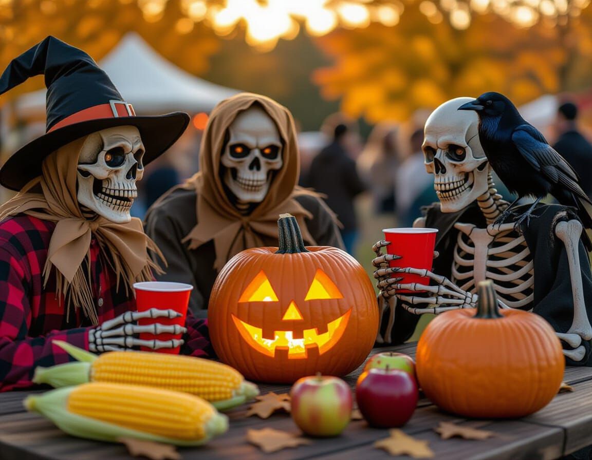 Autumn’s dark table