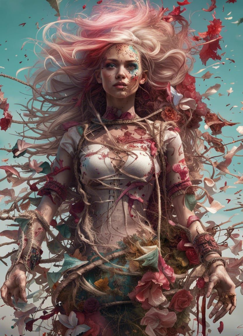 Cursed Malibu Barbie Doll Marionette in CGI Render