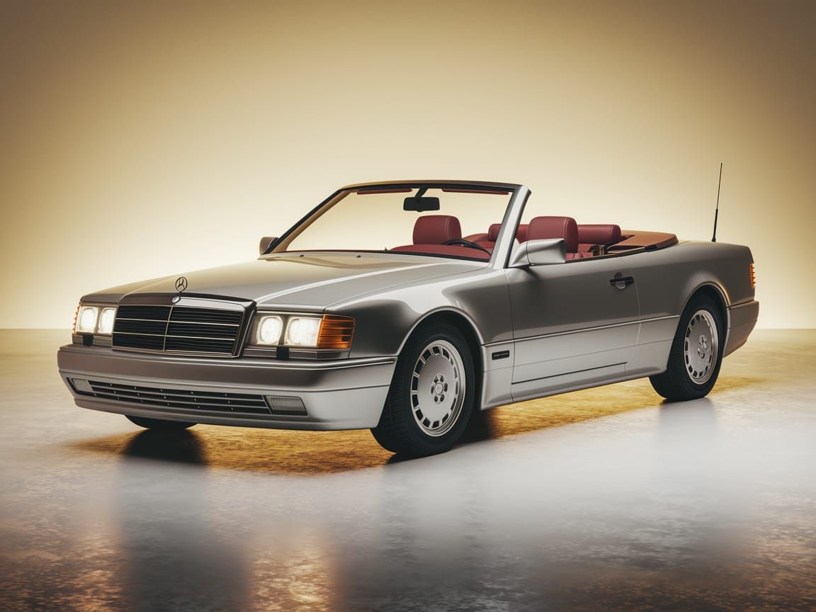 Sleek 90s German Convertible Shines in Studio