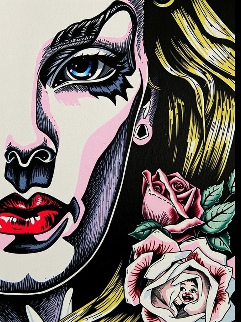 Vintage Hollywood Siren in Warm Smile