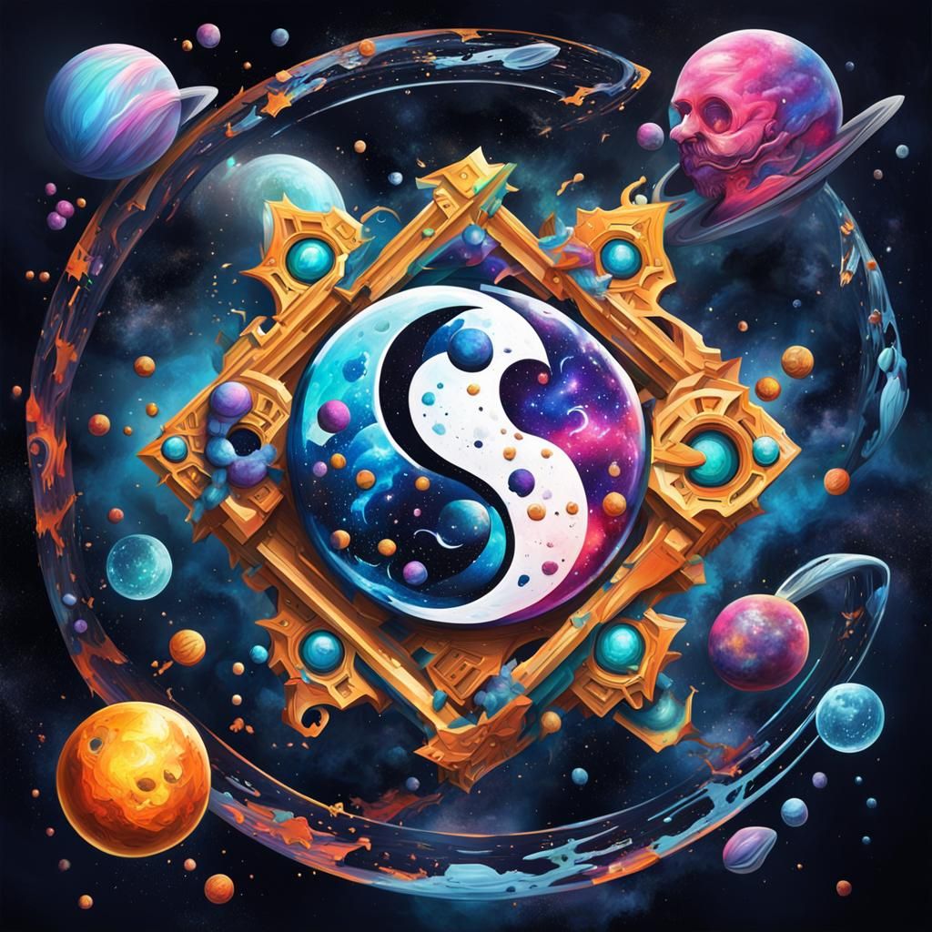 Cosmic Graffiti: Unity in a Crystallized Galaxy