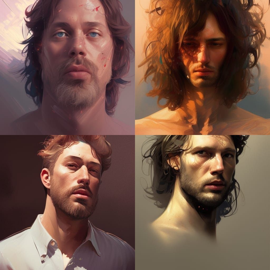 Hyperdetailed Self-Portrait with Dynamic Lighting