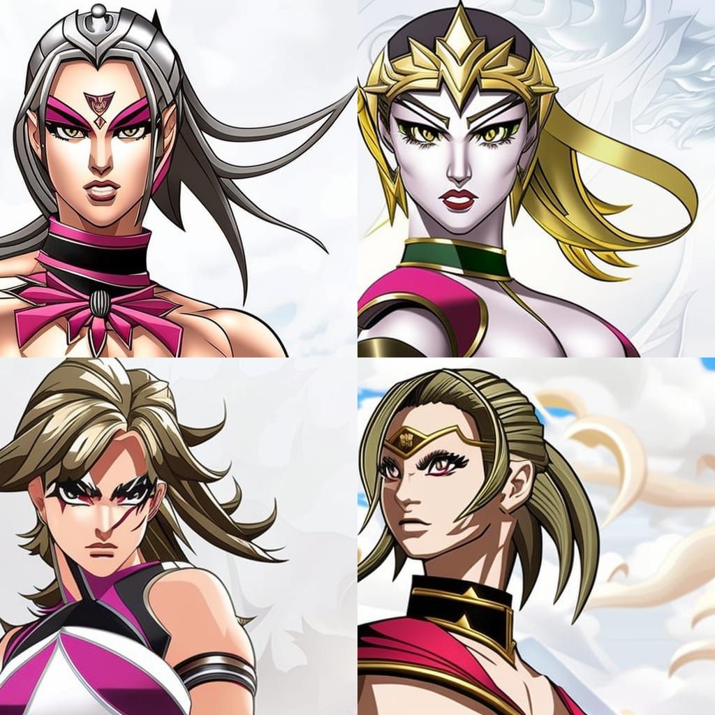 Female Bodybuilder as Video Game Character Art