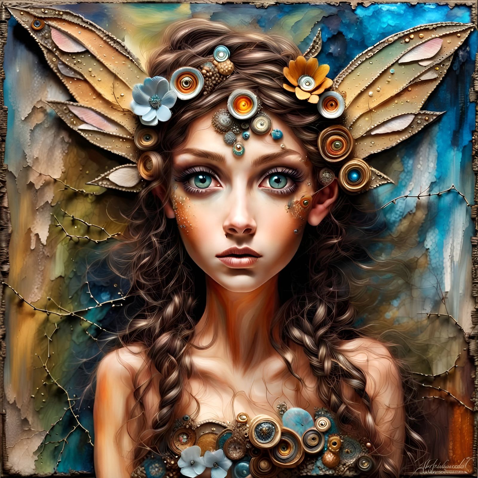 Intensely Mesmerizing Eyes: A Hyperdetailed Portrait