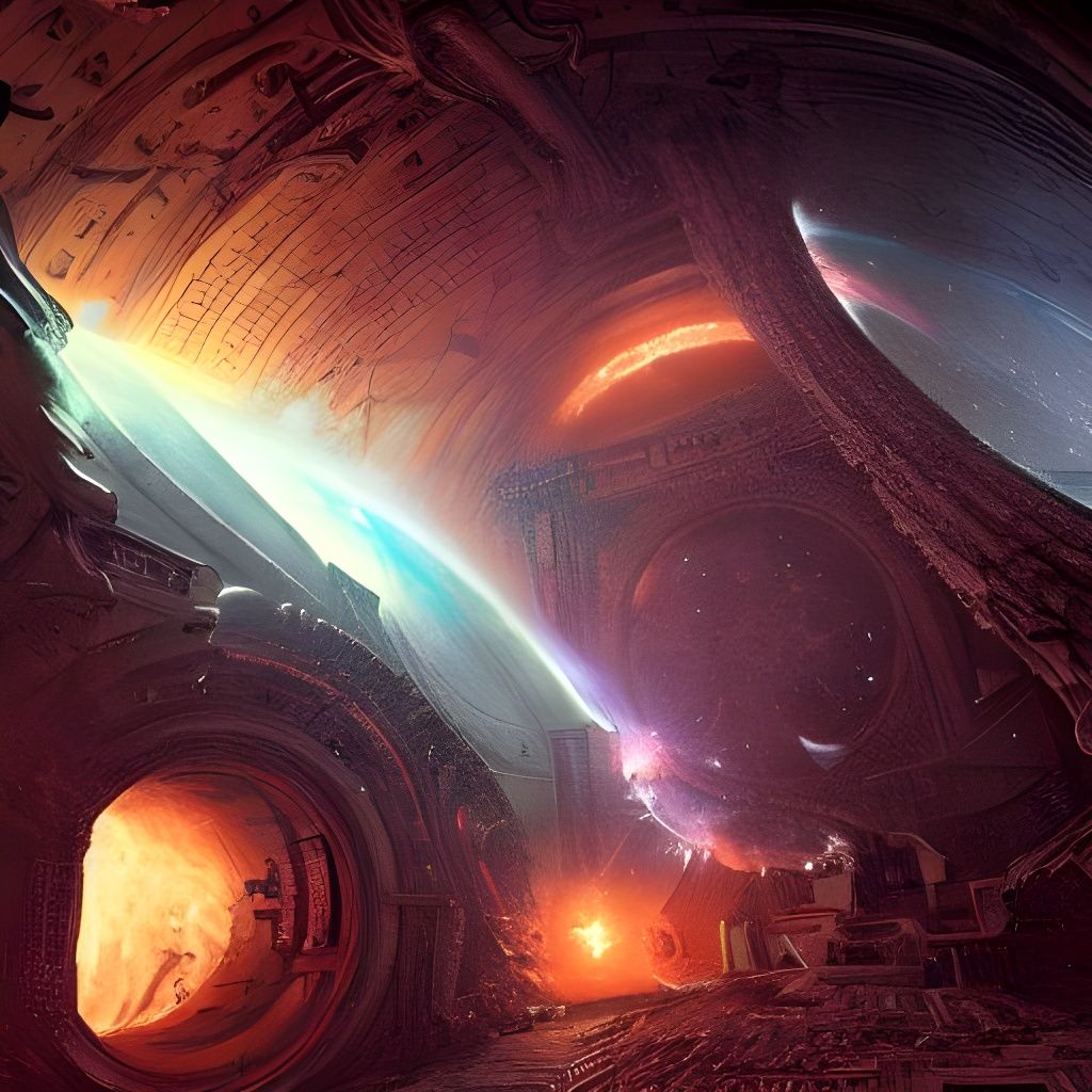 Abstract Portal Design Generated by AI