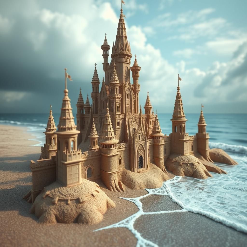 And castles made of sand
Fall in the sea eventually