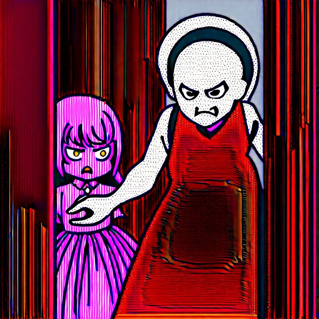 Tense Saloon Confrontation in the Wild West