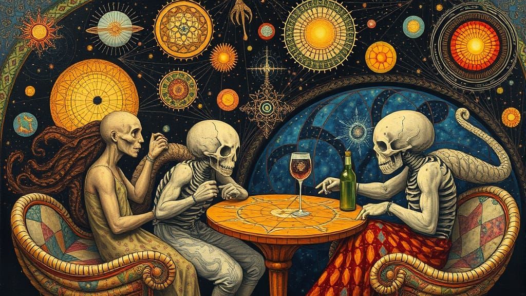 Psychedelic Utopia: Sacred Geometry in Hieronymus Bosch Styl...