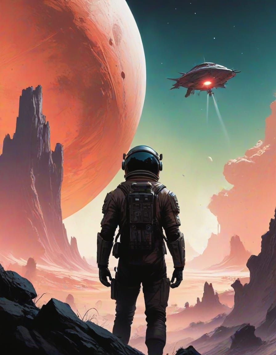 Cyberpunk Alien Encounter