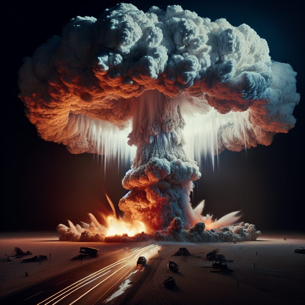 Vehicular Collision Creates Nuclear Explosion