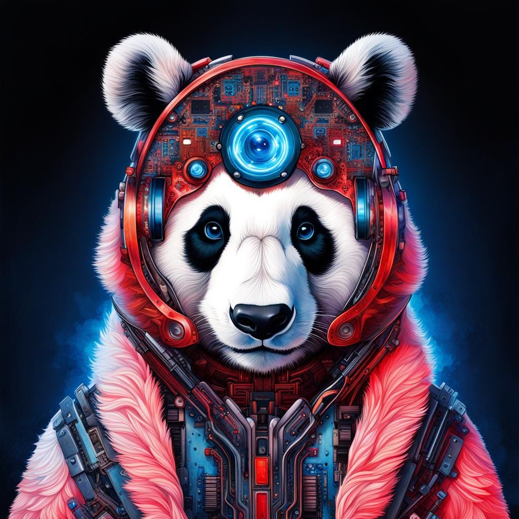 Paws-itive Ventures: Jericho the Electronic Panda Explores t...