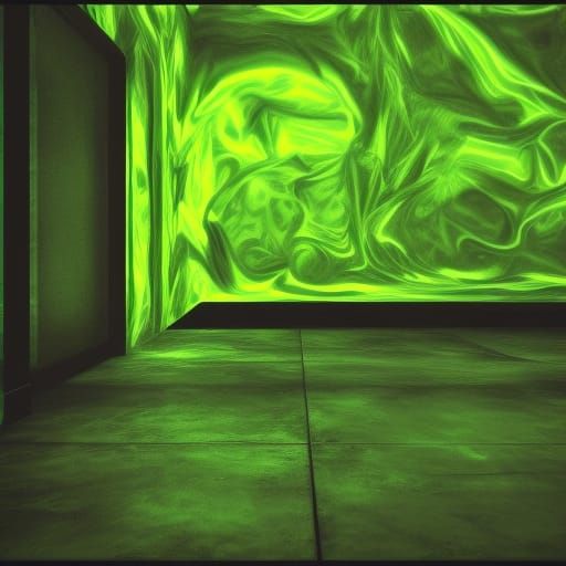 Dark Fantasy Lab with Green Liquid