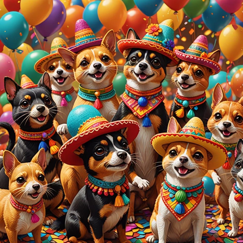 Festive Animals Celebrate Fiesta in Pixar Style