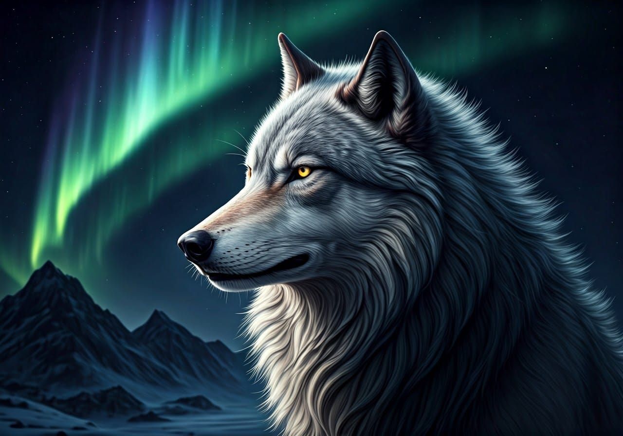 Magnetic Vision of Ragnarok's Fenris Wolf