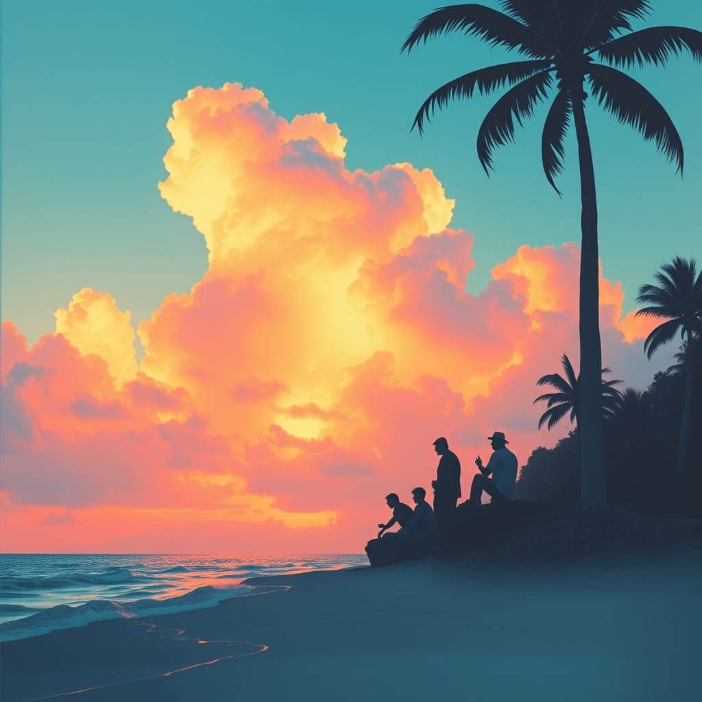 Epic Fellowship in Neon Lights