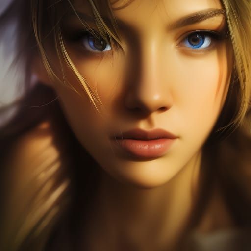 Detailed Portrait with Dynamic Lighting