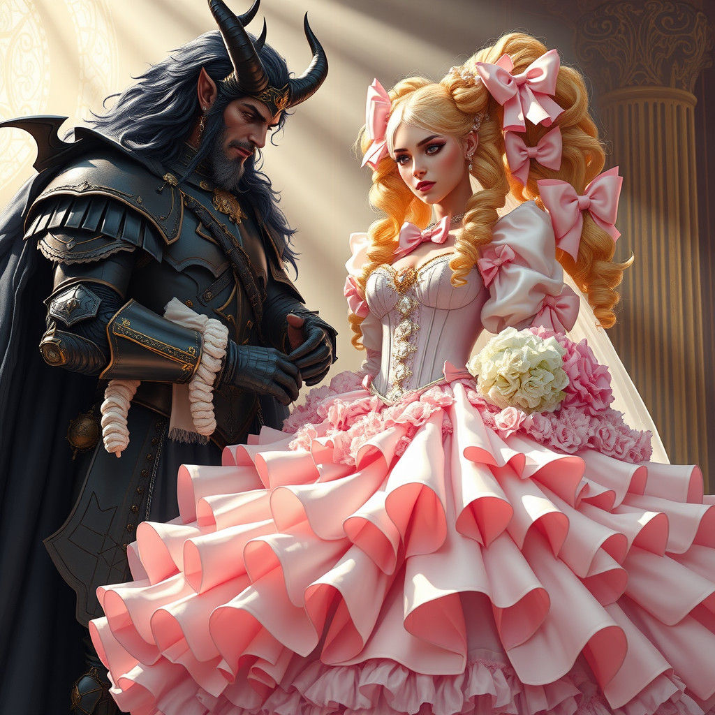 Demon King Fastens Princess Corset in Sunshine