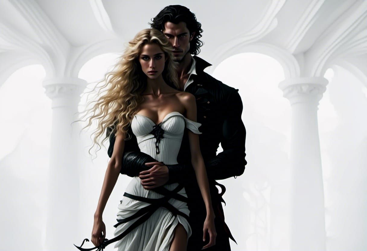 Hades and Persephone in a White Sensory Deprivation Room