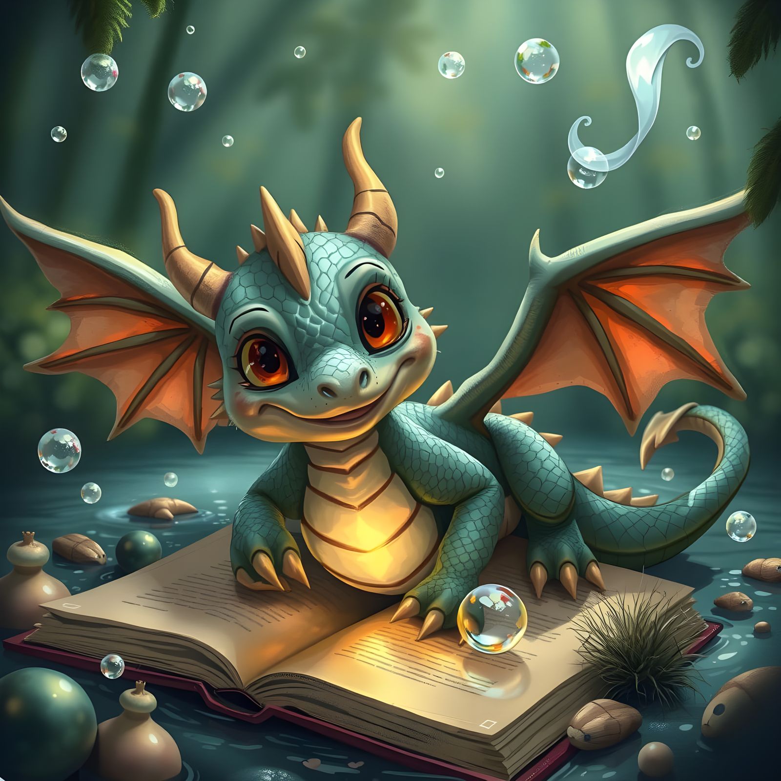 Chubby Little Dragons Explore a Whimsical World of Wonder