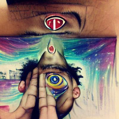 Mystical Third Eye Close-Up