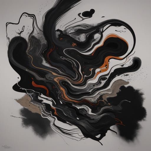 Surrealist Biomorphic Abstraction in Earth Tones