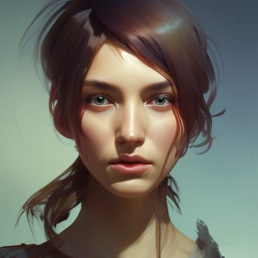 Detailed Portrait of Scout in Hyperrealistic Style