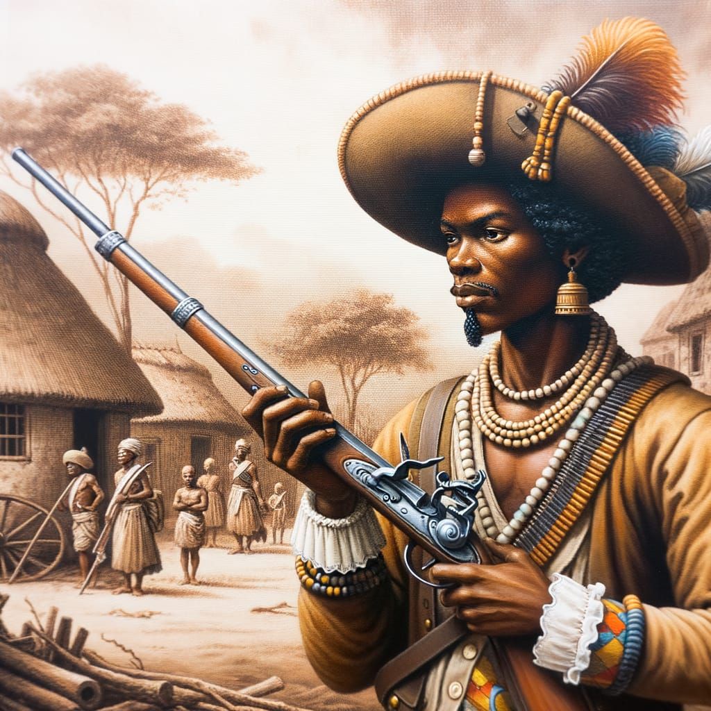 Bantu Musketeer from the Enlightenment Age