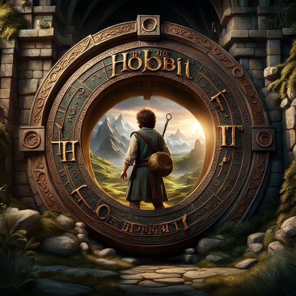 Young Frodo Plays at Home: Matte Painting