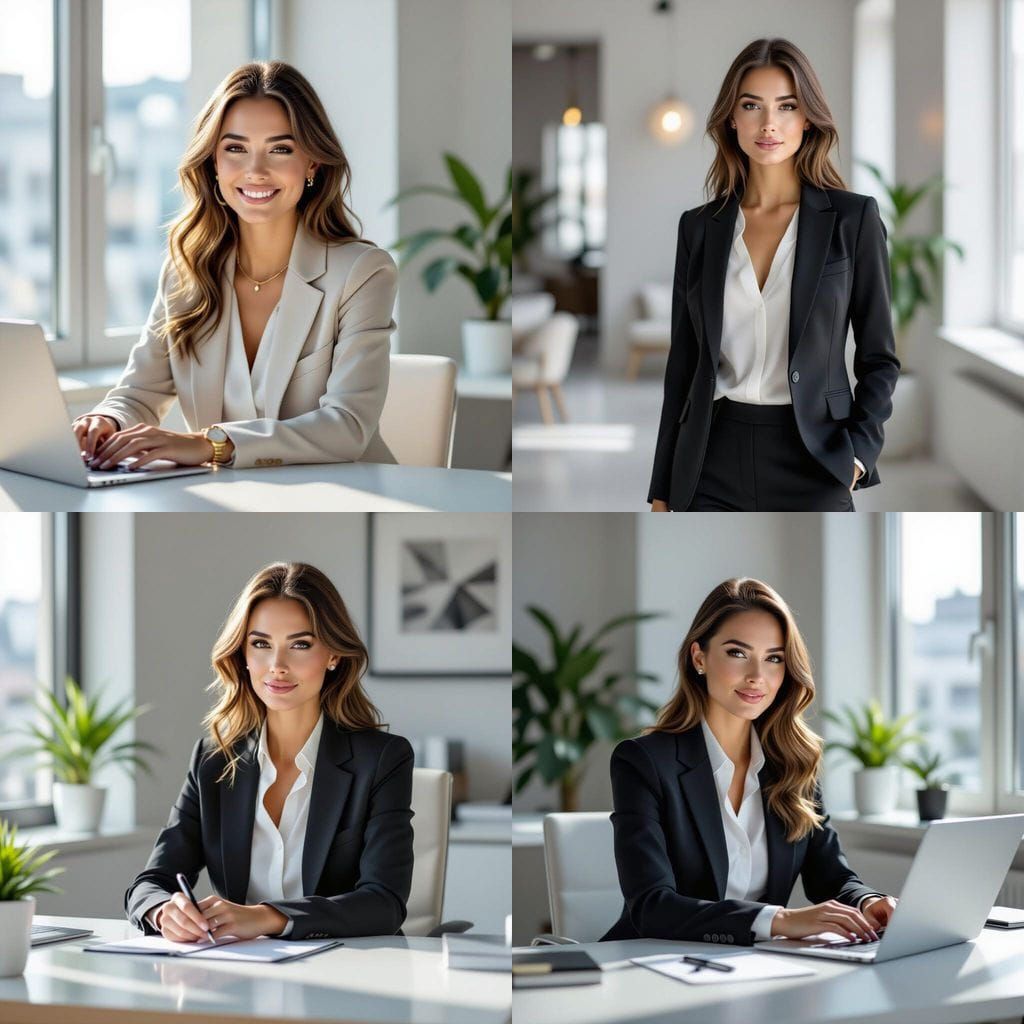 Chic Girl Boss Lifestyle in Minimalist Aesthetic