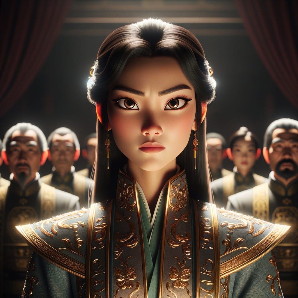 Lin's Leadership: A Dramatic Moment in Animation Style