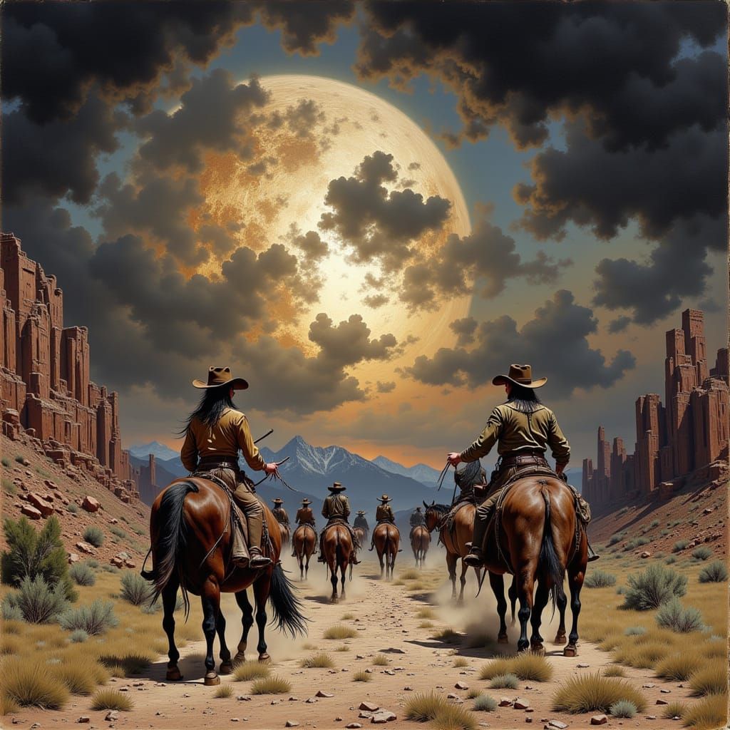 Sheriff Leaves Town in the Wild West