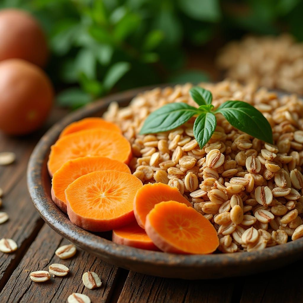 Sustainable Autumn Harvest Still Life in Earthy Colors