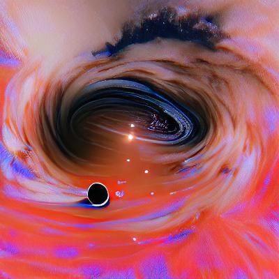 Planet Falling Into a Black Hole