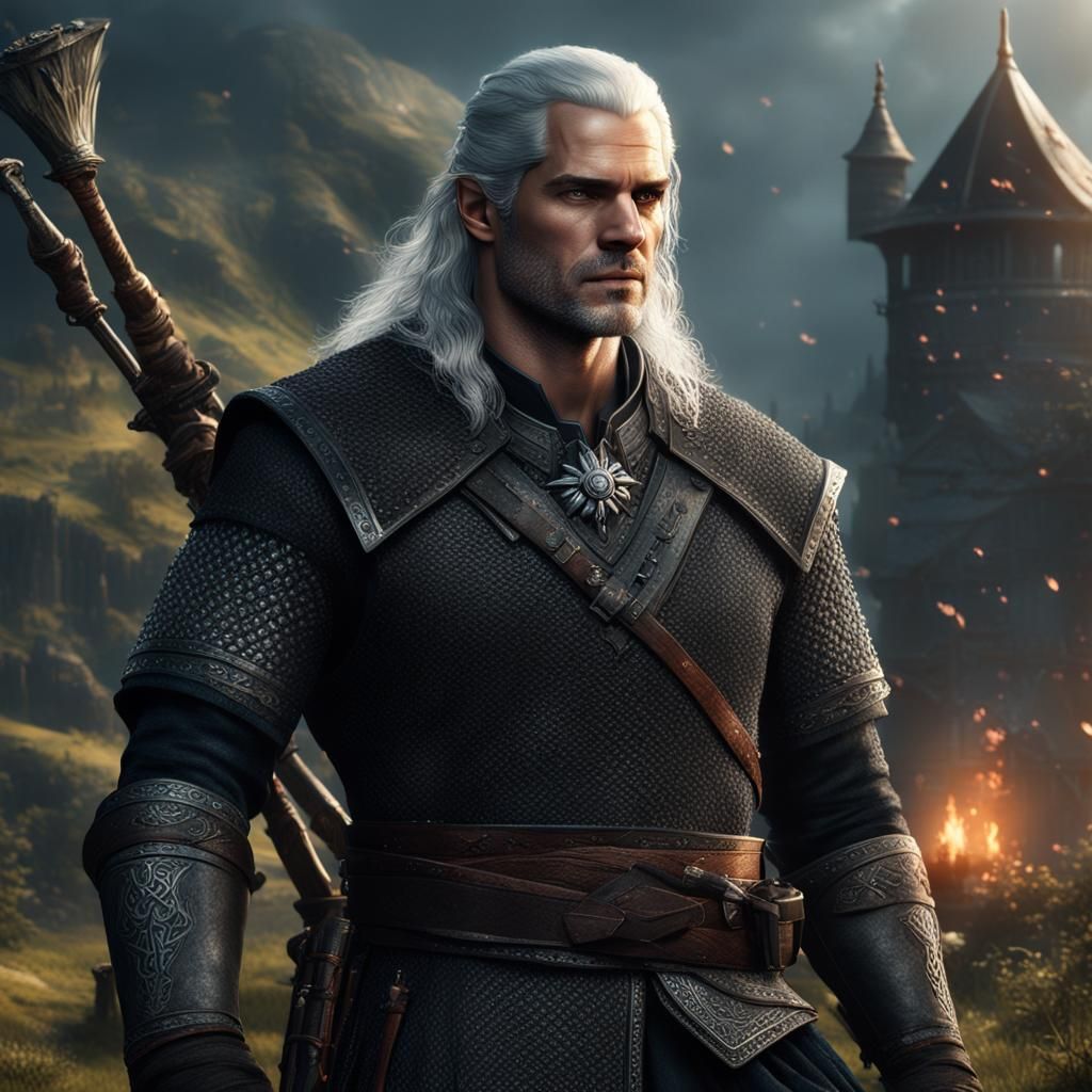 Geralt of Rivia and Celtic Woman: Fantasy Art