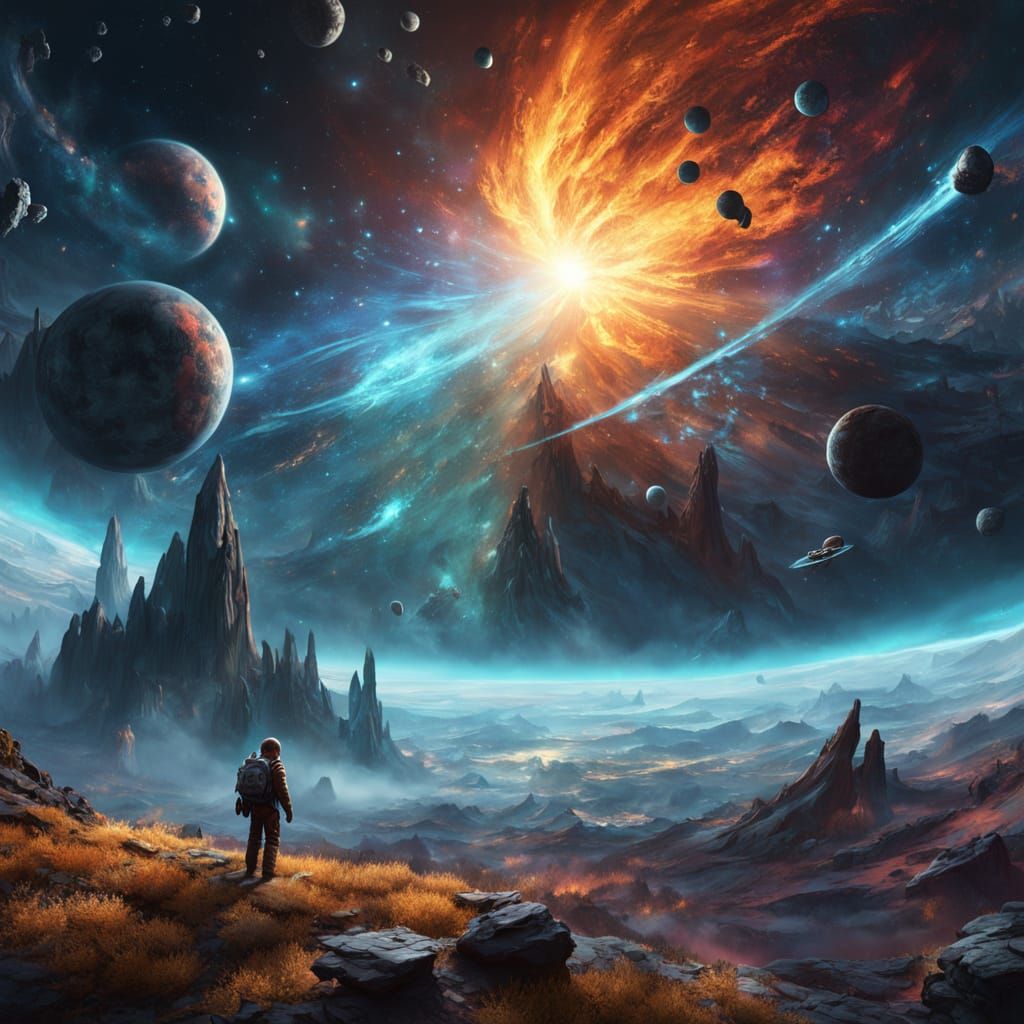 Heart-Shaped Nebula in Cosmic Wonderland