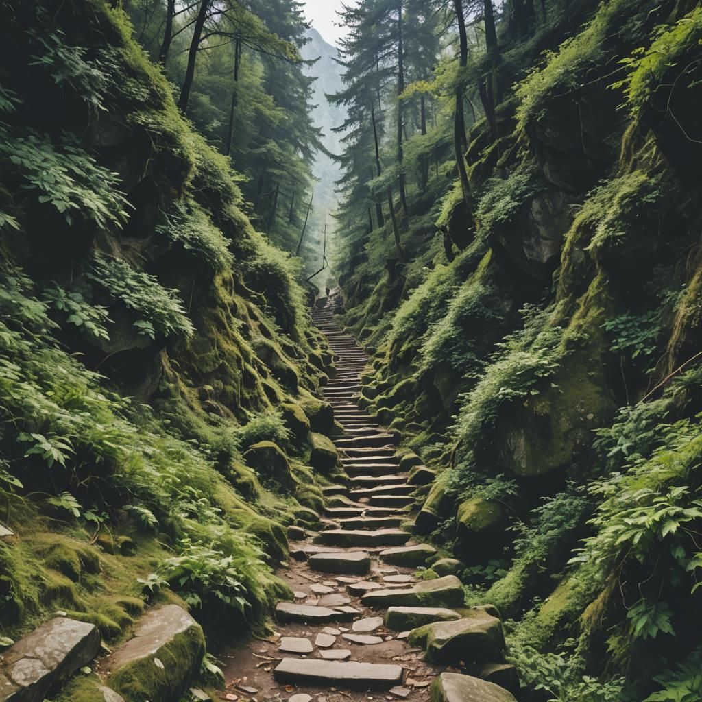 A thousand different paths, so many stairways, I chose the d...