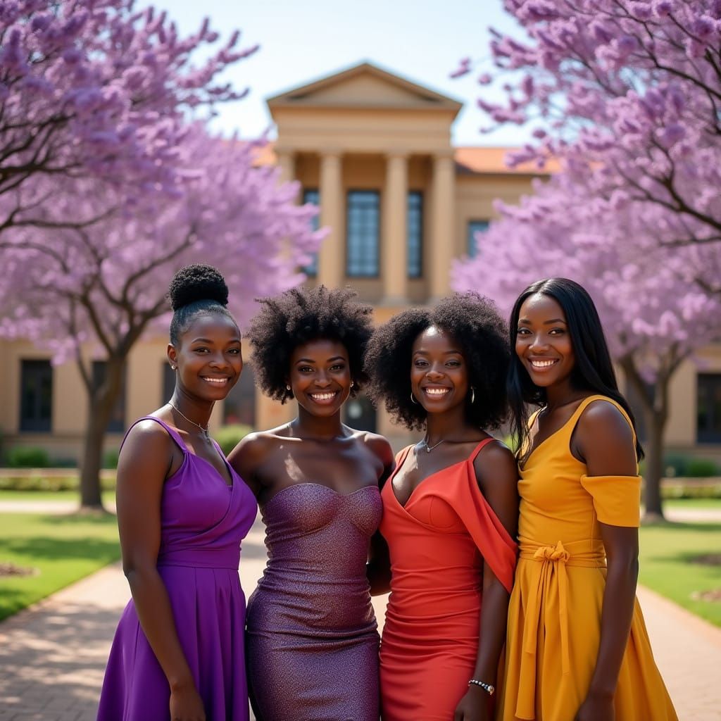 Women of Unity in Pretoria's Jacaranda Bloom