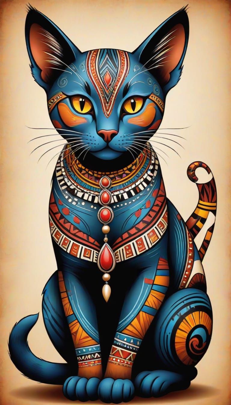 Tribal cat #1