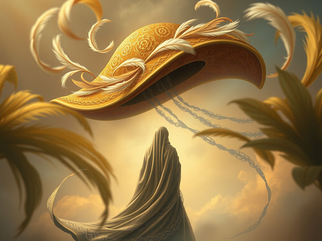 Figure in Embroidered Robes with Ornate Hat