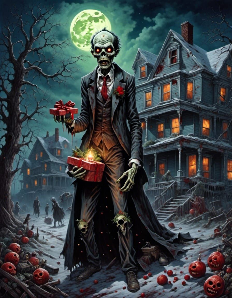christmas zombie